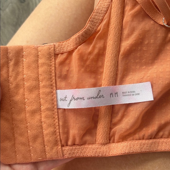 Orange Ruffled Corset Top - Picture 5 of 5